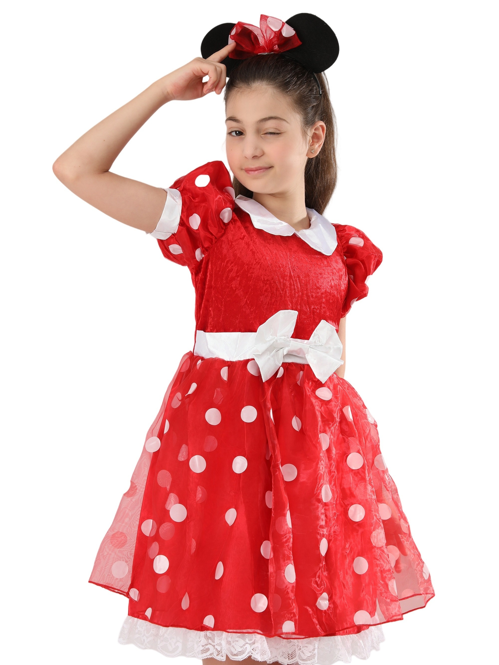 Minnie polka dot skirt4
